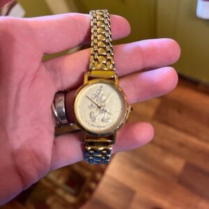 Lorus Walt Disney Watch with stainless steel and base metal back vintage